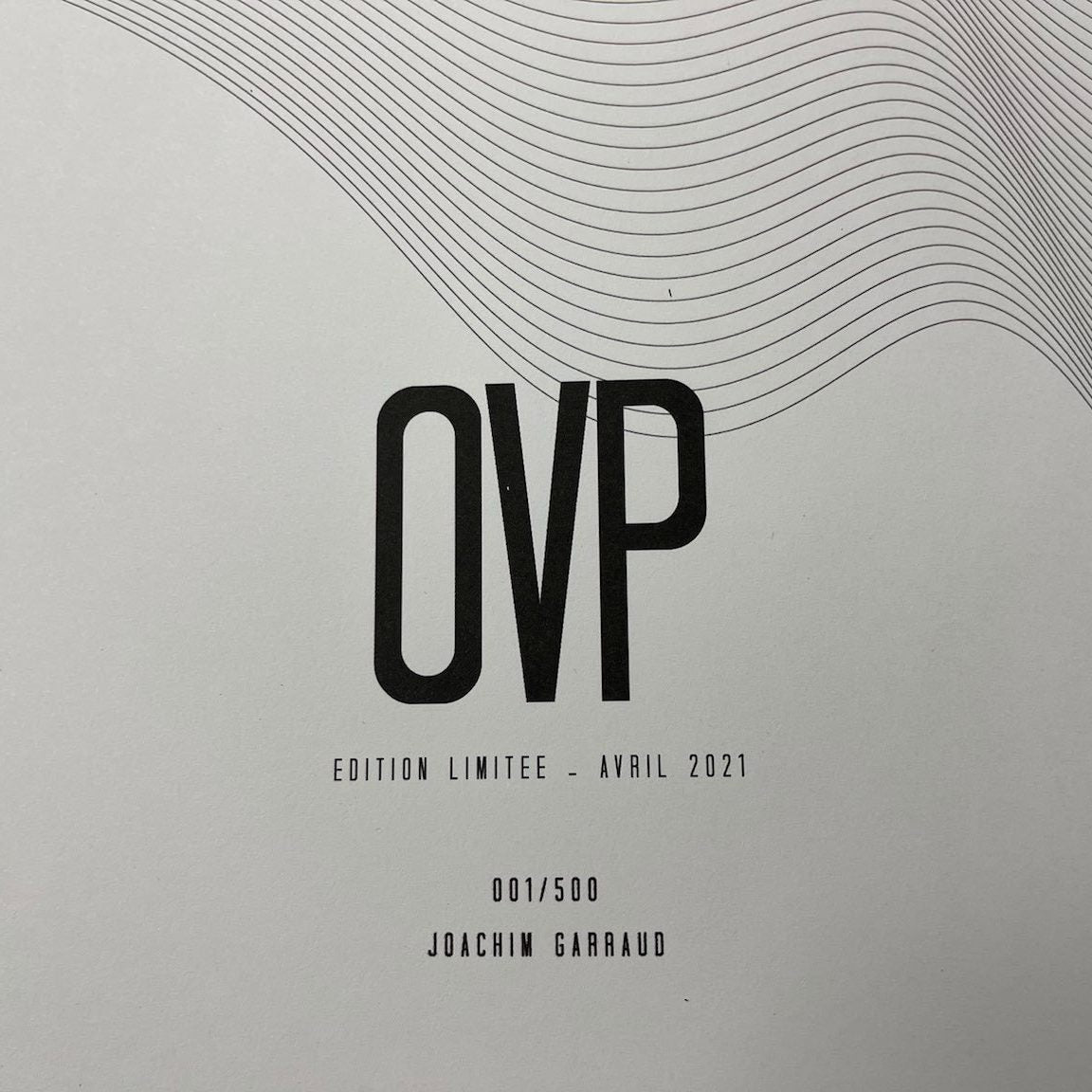 TEST PRESSING OVP1 & OVP2 DOUBLE VINYLE